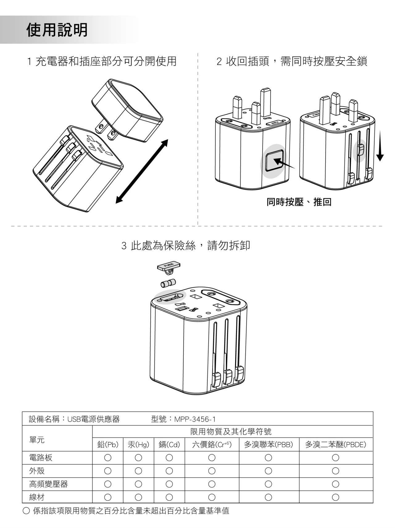 【KINYO】萬國轉接頭 MPP-3456｜出國旅行必備 全球通用轉換插頭 多國插座轉接器 支援多國電壓 安全防爆 出國插座轉接頭