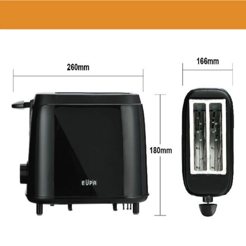 【優柏 Eupa】跳式烤麵包機 TSK-P255｜六段火力｜雙槽加熱 吐司機｜宿舍/外宿/早餐好幫