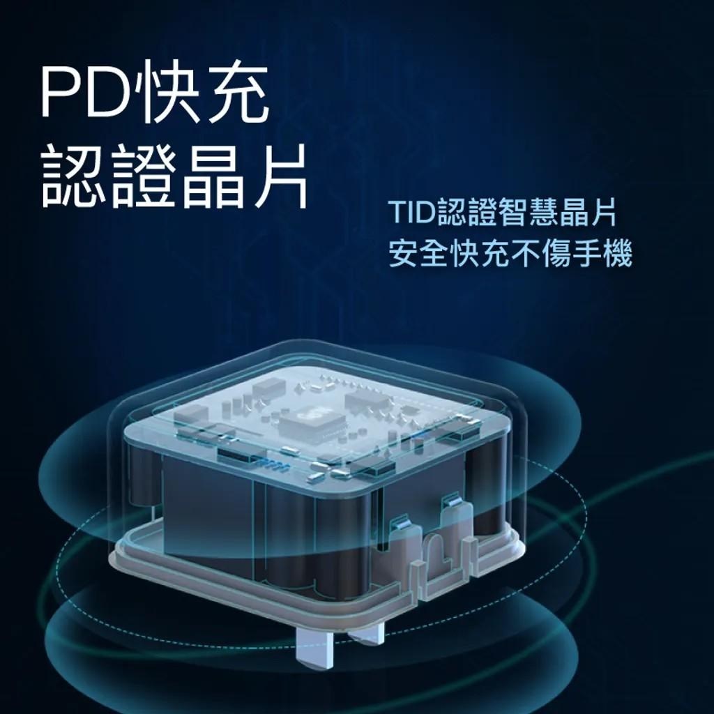 【POLYWELL】PD雙孔 USB-C 快充頭 35W Type-C充電器 GaN氮化鎵 BSMI認證