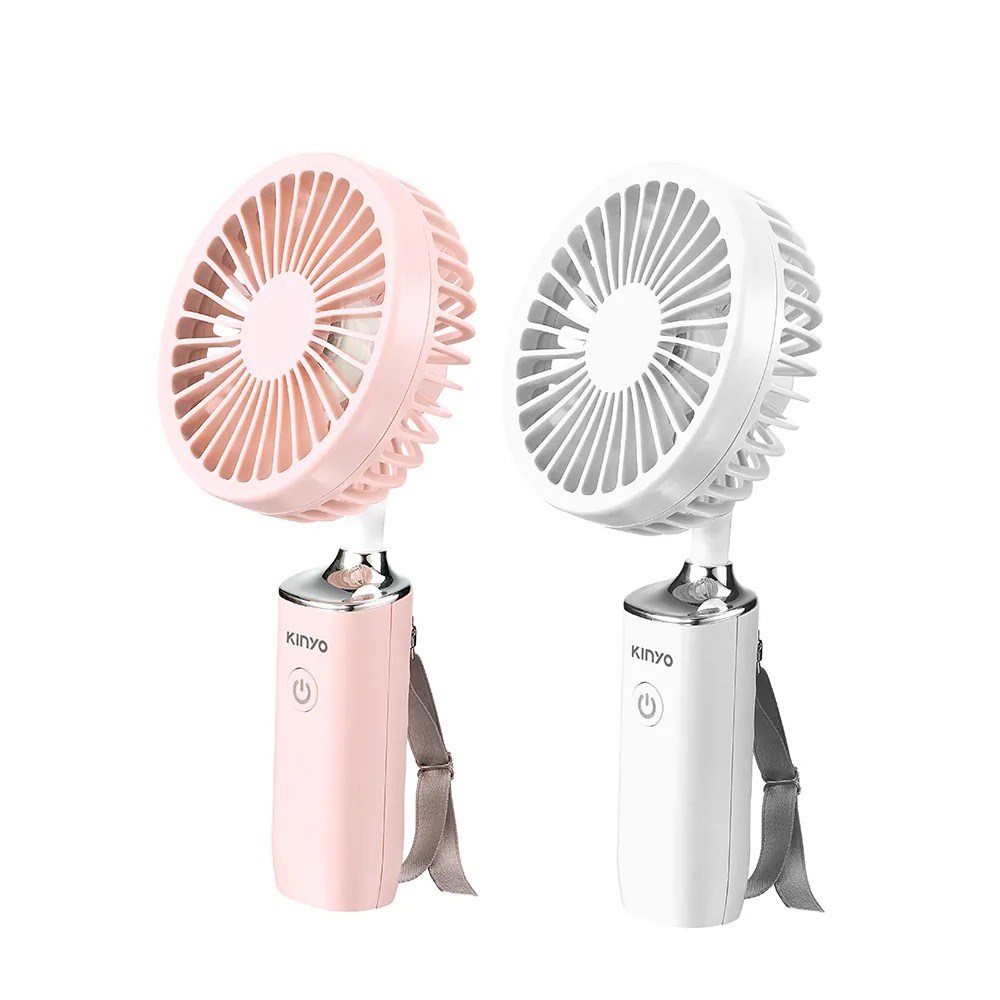 【KINYO】手持充電風扇 3.8吋 RF-303 外出電風扇 手持風扇 隨身風扇 USB風扇